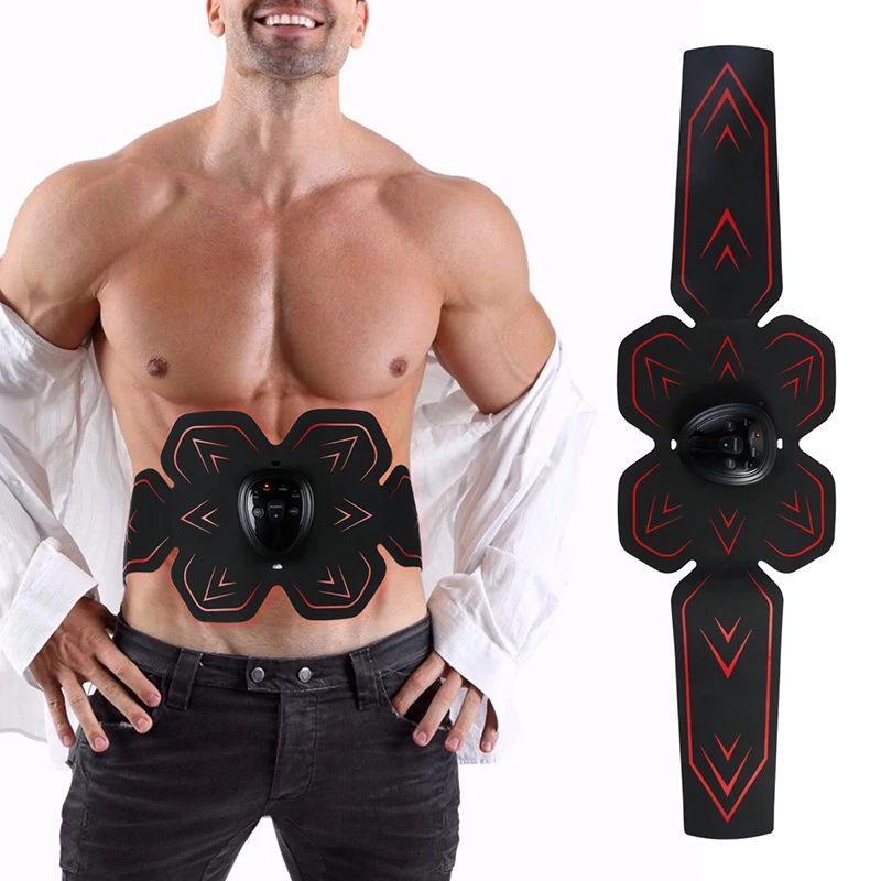 Vibration Fitness Massager Abdominal Muscle Trainer Electro Stimulator Gym Home EMS Spierstimulator Fitness Abdominale Training (7)